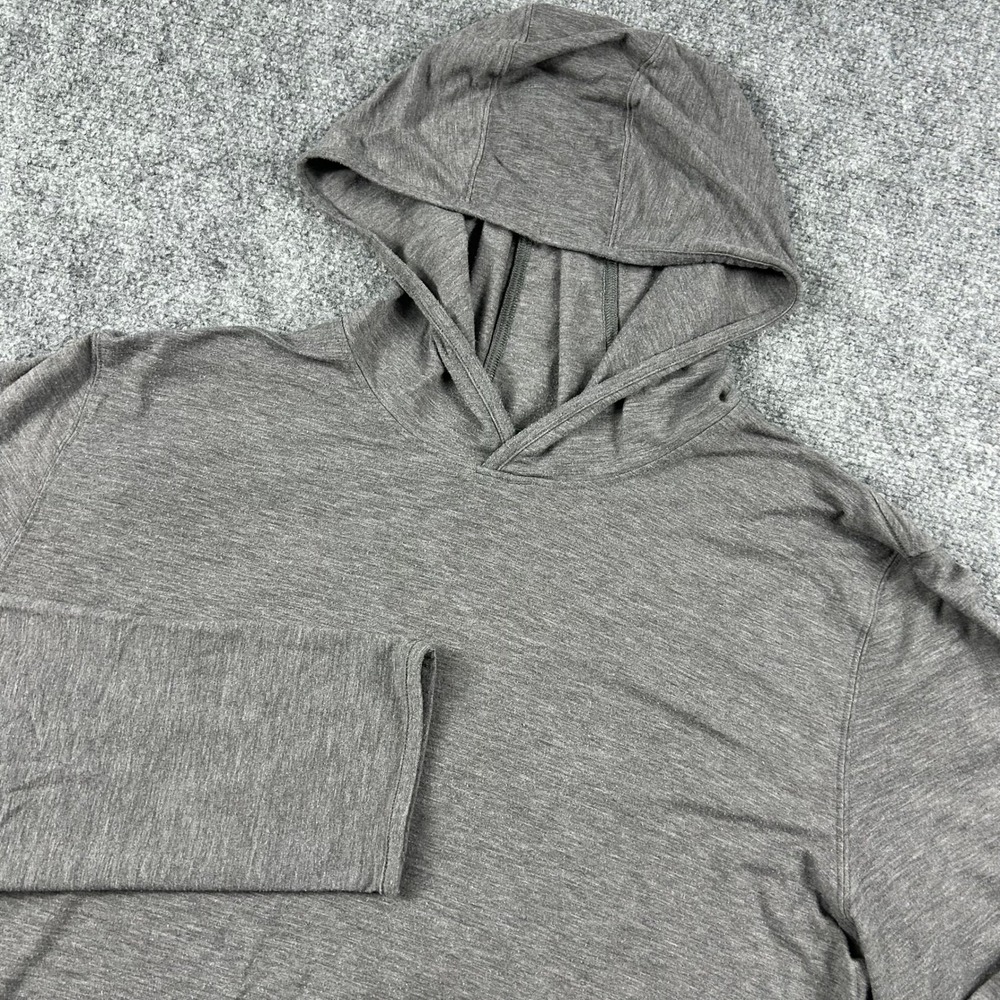 Wellen Seawool Hoodie Men XL Grey Long Sleeve Lightweight Sustainable Sun